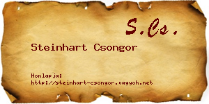 Steinhart Csongor névjegykártya